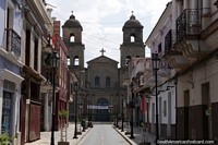 The cathedral in Tarija, built in 1611. Bolivia, South America.