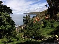 Island of the Sun in Copacabana, a beautiful place to spend a few days relaxing and exploring. Bolivia, South America.