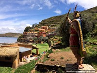 Bolivia Photo - Isla del Sol (Island of the Sun), Inca once ruled this beautiful place at Lake Titicaca, Copacabana.