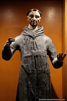 Larger version of Saint Peter from Alcantara, 18th century, figure in the church at the coin museum in Potosi.