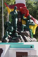 Monument in honor of the army who defend the south-east of Bolivia in Camiri.