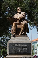 Brazil Photo - Joao Francisco Lisboa o Maranhao (1812-1863), politician, historian, journalist and writer, monument in Sao Luis.
