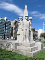 Feliciano Nunes Pires (1785-1840), presidente de provïncia e advogado, monumento em Florianopolis. Brasil, América do Sul.