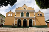 Brazil Photo - The yellow and green church at Alter do Chao near Santarem.