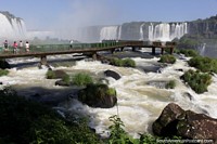 Brazil Photo - You are about to get a little wet! Walk out into the heart of the Devils Throat at Foz do Iguacu.