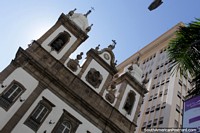 Stone church in fine shape, Igreja Sao Jose (1842), Rio de Janeiro. Brazil, South America.