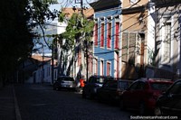 Brazil Photo - Houses in nice light on a cobblestone street on Santa Teresa hill in Rio de Janeiro.