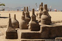 Brazil Photo - Reminds me of a Jimi Hendrix song called Castles Made of Sand, Copacabana, Rio.