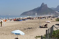 Brazil Photo - The crowds come to Ipanema beach for surf, sand and fun, Rio de Janeiro.