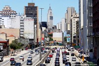 São Paulo poderoso, uma enorme cidade e um muito interessante para explorar com muitas vizinhanças e ruas. Brasil, América do Sul.