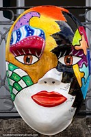 The Mardi Gras, amazingly painted masks of beautiful colors for the Salvador carnival.