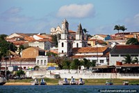 The eye-catching historical center of Penedo, a riverside town. Brazil, South America.