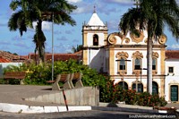 DOS de igreja Nuestra Senhora Anjos e Convento SF, o centro histórico de Penedo. Brasil, América do Sul.
