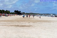 The beach in Maragogi, wide and open and a lot less people than Maceio! Brazil, South America.