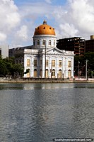 Palacio Legislativo de Pernambuco con cúpula de oro en Recife, ¡no Jerusalén! Brasil, Sudamerica.