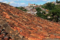 Church of Santa Efigenia, seen on the hilltop from all around Ouro Preto.