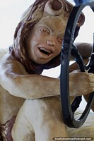 Mad Max de Alex de Oliveira, madera y cerámica, Memorial Dos Autonomistas, Rio Branco. Brasil, Sudamerica.