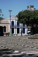 Largo de São Sebastião Plaza em Manaus com belos prédios ao redor. Brasil, América do Sul.