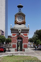 Iconic clock tower in downtown Manaus.