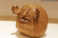 Head (1989), made of paper mache, Museum of Art, Porto Alegre. Brazil, South America.
