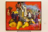 The Second Mass, painting from 1996 by Glauco Rodrigues, Museum of Art, Porto Alegre.