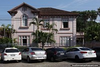 Villa Santa Eulalia, nice old building with palms housing a hotel in Pelotas.