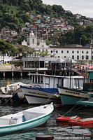 Carmo Convent behind the port in Angra dos Reis.