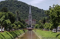 Sao Pedro de Alcantara Cathedral in Petropolis, a gothic church opened in 1925 and final resting place of Dom Pedro II.