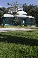 The Palace of Crystal in Petropolis, a glass and iron greenhouse.