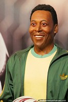 Pele the famous soccer player at the Petropolis Wax Museum.