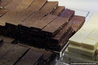 Chile Photo - Chocolate slabs from 'Chocolate de la P' in Pucon, a well known shop.