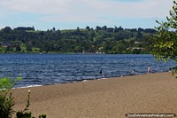 Llanquihue Lake and the beach in Frutillar.