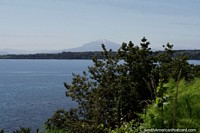 Larger version of Osorno Volcano (2652m) hidden behind the lake in Puerto Varas.