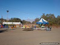 Kids fairground at San Pedro de Atacama. Chile, South America.