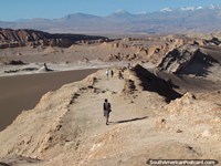 I'm up at the far point looking back at such an amazing view at the Valley of the Moon, San Pedro de Atacama. Chile, South America.