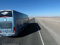 On the road out of Calama heading to Antofagasta. Chile, South America.