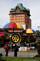 Central city in Puerto Montt, a small city with good shopping. Chile, South America.