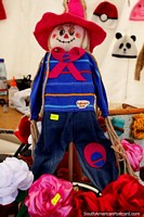 Chile Photo - Scarecrow dressed up in kids clothing at the crafts fair in Coyhaique.