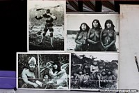Photos of the indigenous people of the Punta Arenas and Patagonia region. Chile, South America.