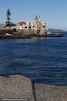 Wulff Castle in Vina del Mar was built by German immigrants in 1906. Chile, South America.