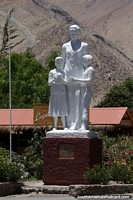 Gabriela Mistral (1889-1957), poet and educator, born in Montegrande in the Elqui Valley, monument.