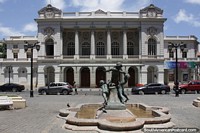 Municipal Theater of Santiago (1857, 1873), modernized and reconstructed throughout the years.