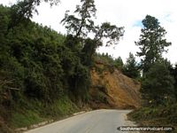 Colombia Photo - Mudslide just before arriving in the town of Pamplona.