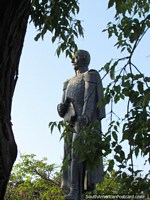 Statue of Francisco de Paula Santander (1792-1840), military leader, Santa Marta. Colombia, South America.