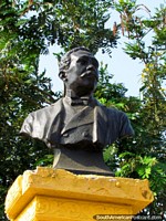 Luis Antonio Robles Suarez (1849-1899) busto, el primer ministro del Gobierno Afro y Colombiano, Camarones. Colombia, Sudamerica.