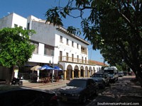 The courthouse beside Plaza Alfonso Lopez in Valledupar. Colombia, South America.