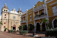 San Pedro Claver Church, built between 1580 and 1654, fantastic, Cartagena.