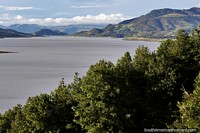 Larger version of Tomine Reservoir (1967) in Guatavita, the old town is below the water.