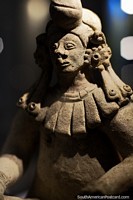 Figure made of pottery, Tumaco 500ac-500dc, La Merced Archaeological Museum, Cali. Colombia, South America.
