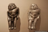 Molds of human figures from the coast near the border of Ecuador and Colombia, Antioquia Museum, Medellin.